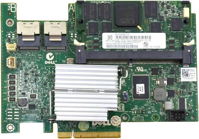 Alt view image 3 of 7 - Dell PERC H700 1GB Cache 6Gbps SAS RAID SATA Integrated Controller Card 39H7H