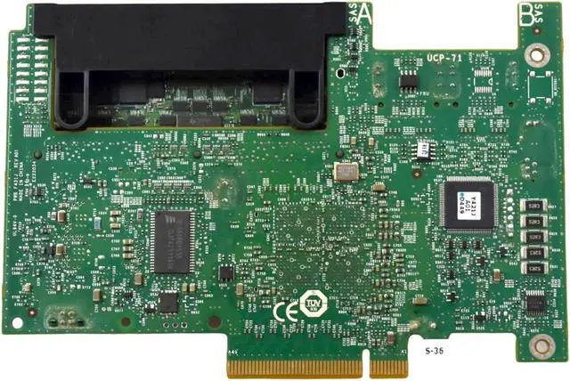 Alt view image 6 of 7 - Dell PERC H700 1GB Cache 6Gbps SAS RAID SATA Integrated Controller Card 39H7H
