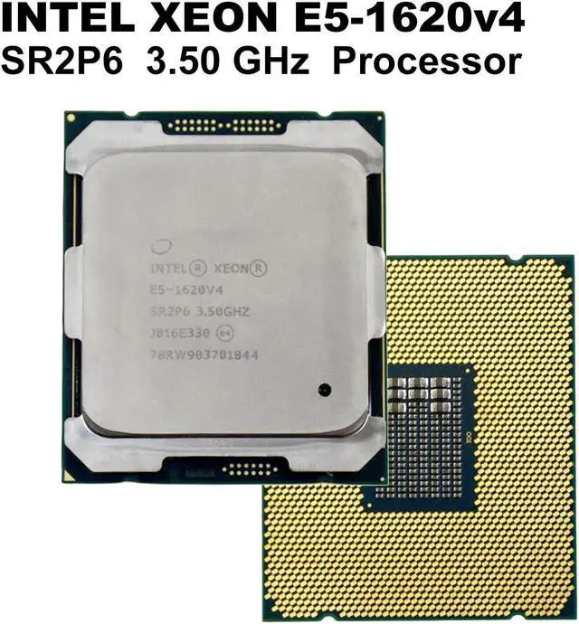 Alt view image 2 of 6 - Intel CPU Xeon E5-1620 V4 Quad Core 3.50GHz 10MB Cache LGA2011-3 SR2P6 K0JWH