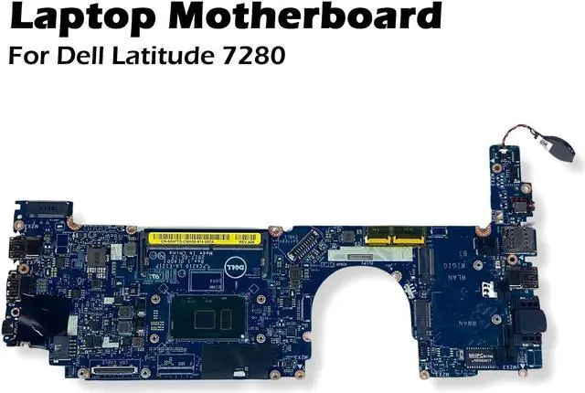 Alt view image 2 of 7 - Dell Latitude 7280 Intel Core i7-6600U 2.3GHz Laptop Motherboard X0FTD 0X0FTD