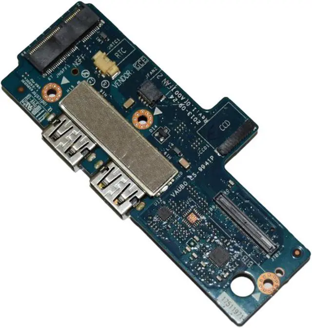 Alt view image 3 of 7 - Dell Precision M3800 XPS 15 9530 USB SD Card Reader Circuit Board 07DF4 LS-9941P