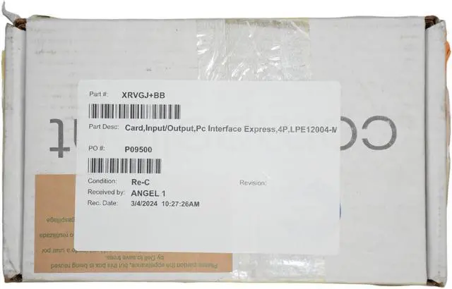 Alt view image 6 of 7 - Dell Ethernet Network Adapter Card 8GB PCI-E 4 Port LPE12004-M8 XRVGJ