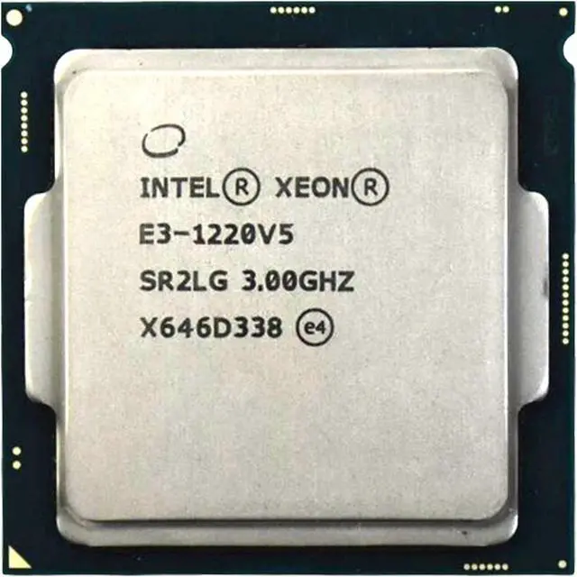 Alt view image 5 of 5 - Intel CPU Xeon E3-1220 v5 3.0GHz 8MB Cache Socket LGA1151 SR2LG W5G6G