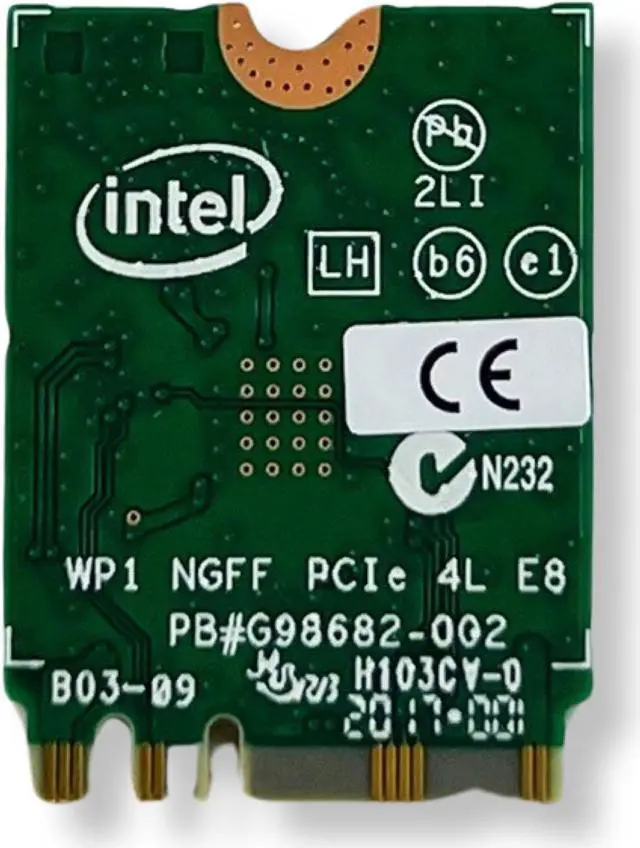 Alt view image 4 of 5 - Intel Dual Band Wireless-AC 3160 3160NGW Bluetooth WLAN WiFi Card N2VFR