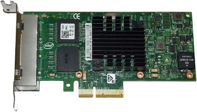 Alt view image 6 of 7 - Dell Intel i350-T4 Quad Ports 1GB PCI Express Low Profile Network Card 0T34F4