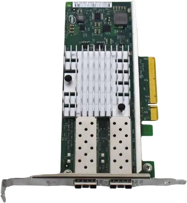 Alt view image 4 of 7 - Intel X520-SR2 E10G42BFSR 10Gbps Dual Port PCIe 10GBase-SR Server Adapter