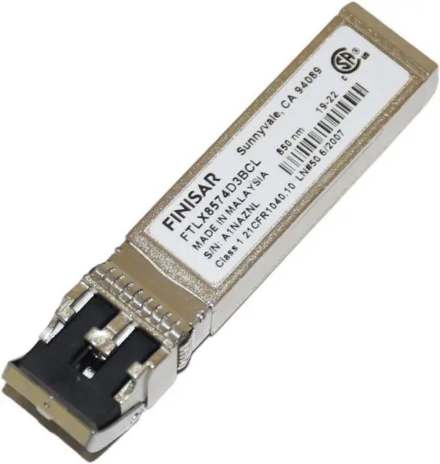 Alt view image 4 of 6 - Finisar Corporations FTLX8574D3BCL 10GBASE-SR 400m SFP+ 850nm DDM LC MMF Transceiver