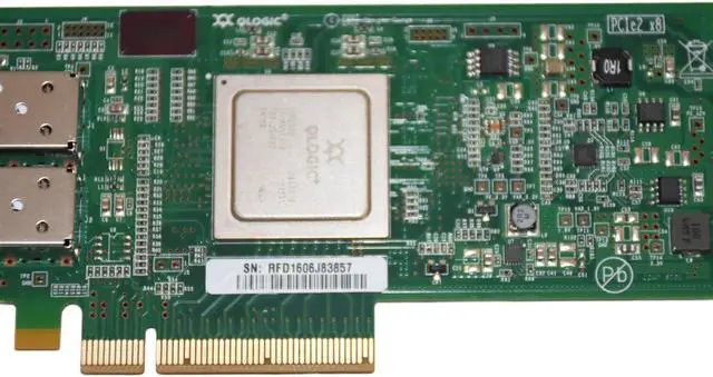 Alt view image 3 of 7 - QLogic QLE2562 Dual Port 8Gbps Fiber Channel PCI Express Host Bus Adapter