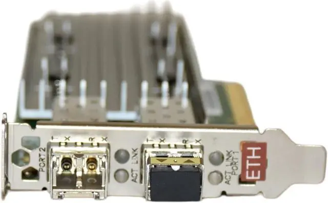 Alt view image 3 of 7 - QLogic QTE8652-CU-PUR 10/25GbE SFP+ Dual Port PCIe Network Card High Speed