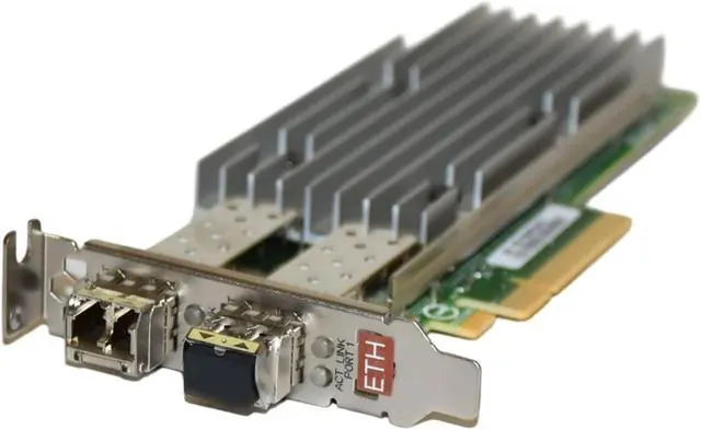 Alt view image 4 of 7 - QLogic QTE8652-CU-PUR 10/25GbE SFP+ Dual Port PCIe Network Card High Speed
