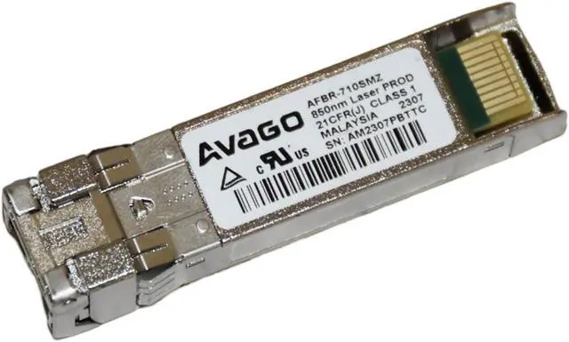 Alt view image 4 of 7 - Avago Compatible AFBR-710SMZ 10GBASE-SR 850nm SFP+ Optical Transceivers (Lot Of 2)