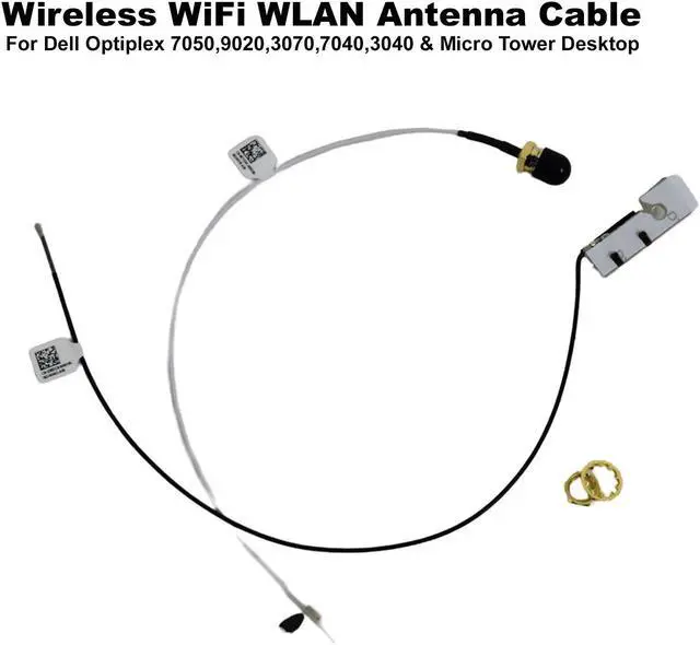 Alt view image 2 of 6 - Dell Optiplex 3040 3070 7050 9020 MFF Desktop Wireless Antenna Cable C5NF7 30DC8