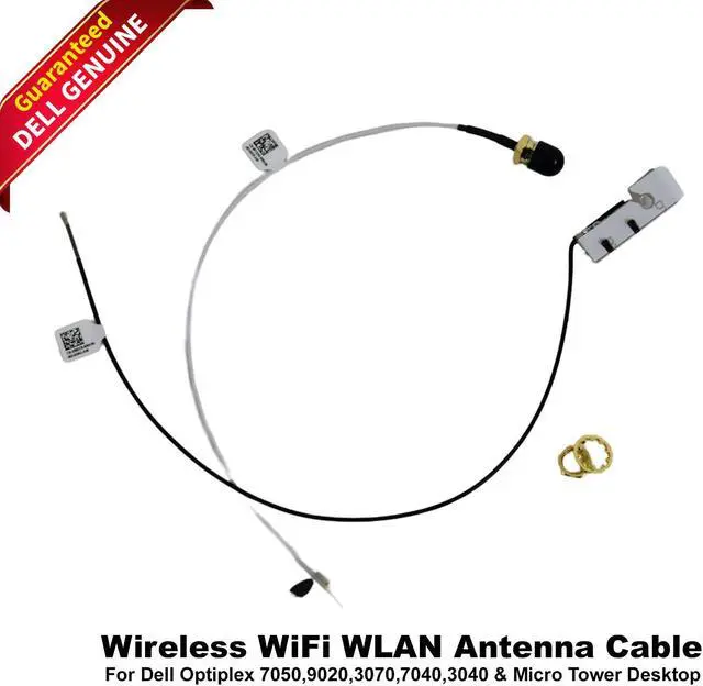 Main image of Dell Optiplex 3040 3070 7050 9020 MFF Desktop Wireless Antenna Cable C5NF7 30DC8