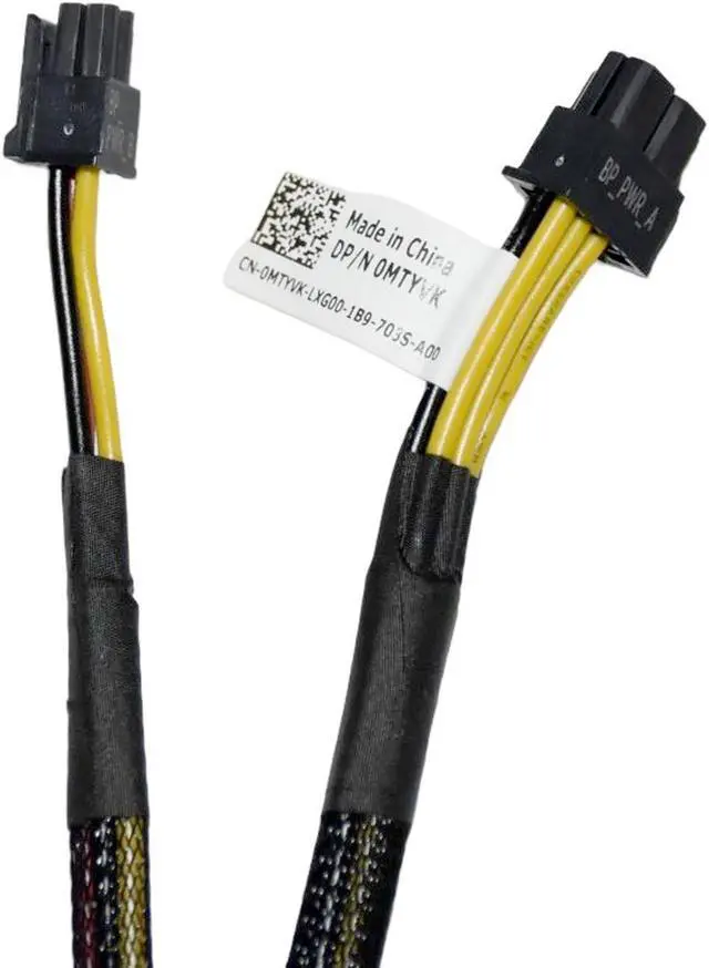 Alt view image 2 of 7 - Dell PowerEdge T620 T630 Server 12-Pin Backplane Power Cable MTYVK