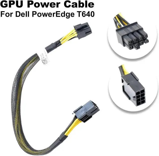 Alt view image 2 of 6 - Dell PowerEdge T640 GPU Power Supply Cable 05D9DW 5D9DW