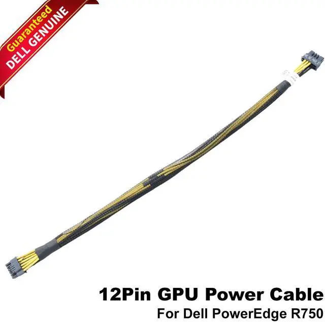 Main image of Dell PowerEdge R750 12Pin Power Cable for NVIDIA H100 GPU Slot 7 MMK2H