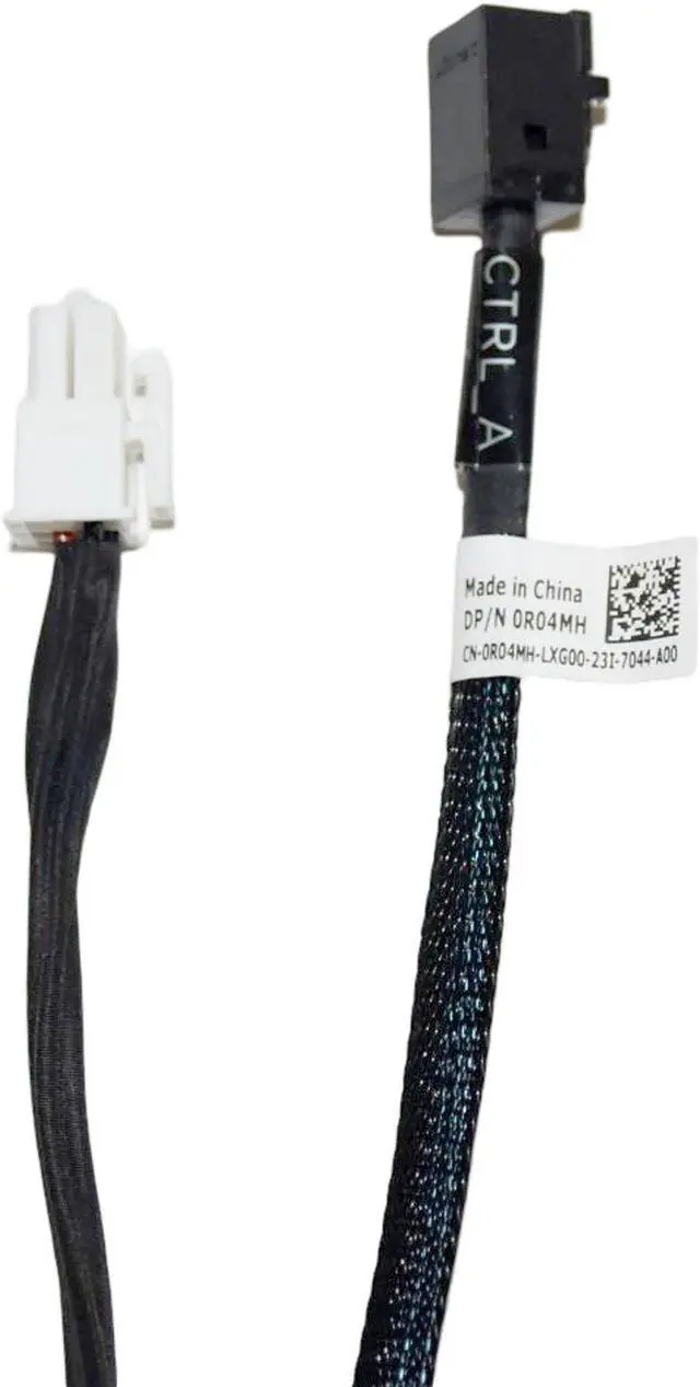 Alt view image 3 of 7 - Dell PowerEdge R240 Server SAS line 1 to 2 Non Hot Swap RAID Card Cable R04MH