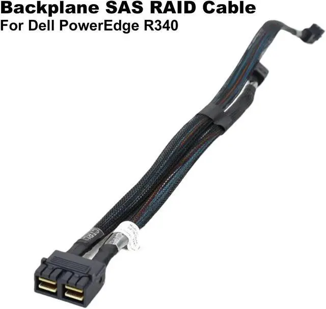 Alt view image 2 of 7 - Dell PowerEdge R340 8x2.5" 2xSFF-8087 SAS Cable for 2xSFF-8087 46cm VXP83
