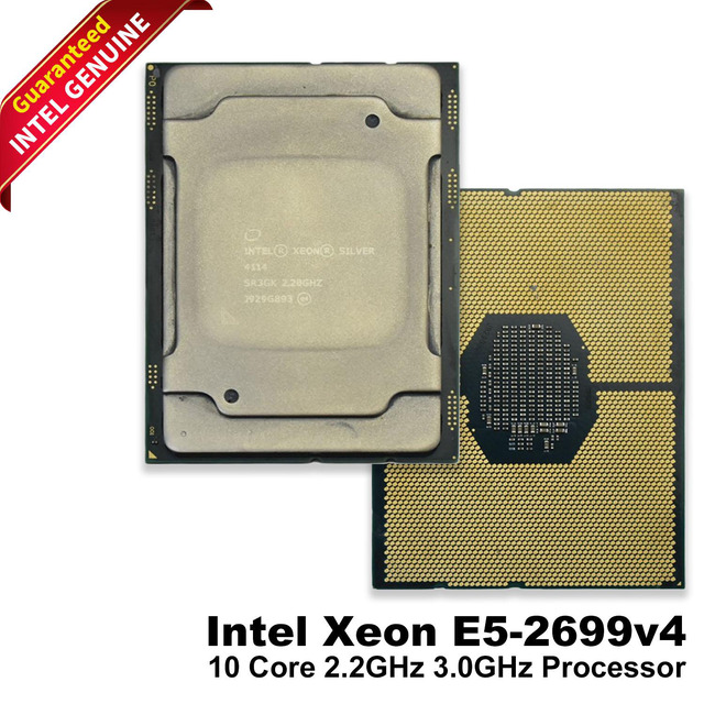 Intel Xeon Silver 4210 CPU – 2.2GHz 10-Core LGA3647 – 13.75MB L3 Cache – SRFBL – Clean Pull