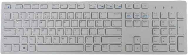 Alt view image 2 of 7 - Dell KM636 Wireless Keyboard & Mouse Combo US QWERTY White Compact Design