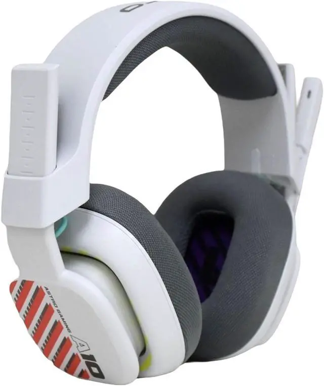 Alt view image 4 of 7 - Logitech Astro A10 Gen 2 Wired Gaming Headset - White | Multi-Platform Compatibility with PS4, PS5, Xbox One, Xbox Series X, Laptops, PCs | Single Pack