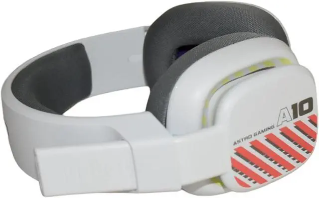 Alt view image 3 of 7 - Logitech Astro A10 Gen 2 Wired Gaming Headset - White | Multi-Platform Compatibility with PS4, PS5, Xbox One, Xbox Series X, Laptops, PCs | Single Pack