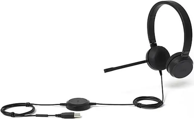 Alt view image 3 of 5 - UC-2000 Noise-Canceling Stereo Binaural Over-the-Head Headset NX55445 - OEM