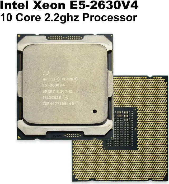 Alt view image 2 of 4 - Intel Xeon E5-2630V4 10-Core 2.2GHz LGA2011-3 CPU 25MB Cache SR2R7 Processor