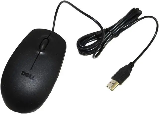 Alt view image 4 of 6 - Dell Optical USB MS111-L Scroll Wheel Mouse - Black (9RRC7, 356WK, 11D3V, 5Y2RG)