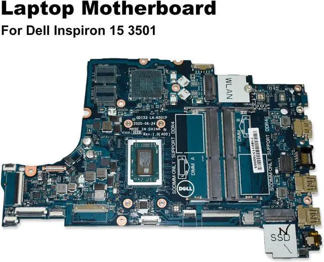 Refurbished: Dell Inspiron 15 3505 Motherboard AMD R5-3500U - Main Image