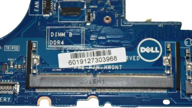 Alt view image 4 of 7 - Dell OEM Latitude 7480 Motherboard System Board with 2.4GHz i5 Processor YF9VM