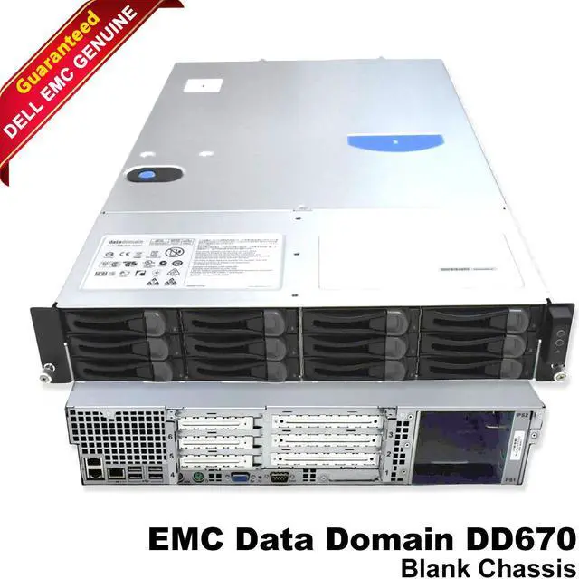Main image of Dell EMC DD670 Data Domain Storage System Metal Chassis Only P-X-670-CHSX1