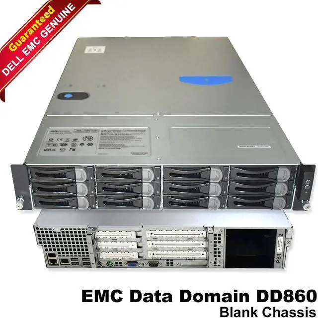 Main image of Dell EMC DD860 DataDomain Storage System Metal Chassis Only P-X-860-CHAS1