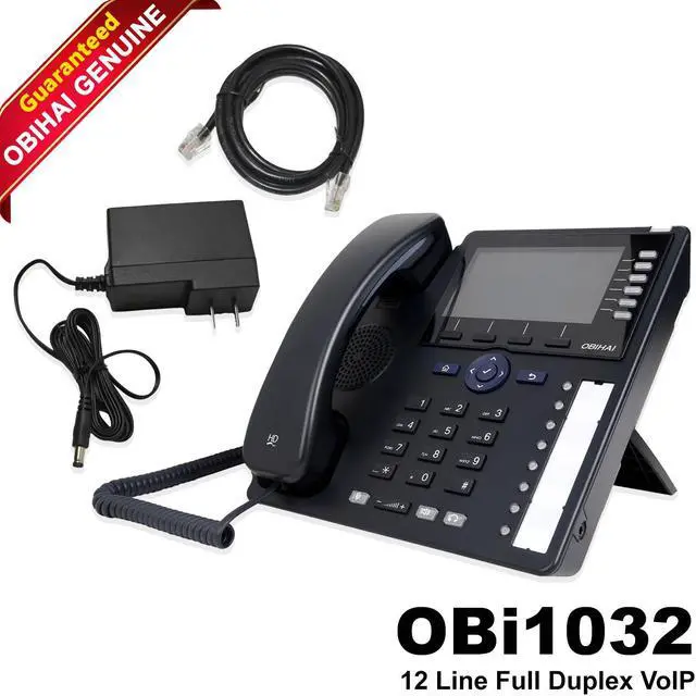 Main image of Obihai OBi1032 12-Line Full Duplex VoIP Phone - HD Voice Ethernet Power Adapter