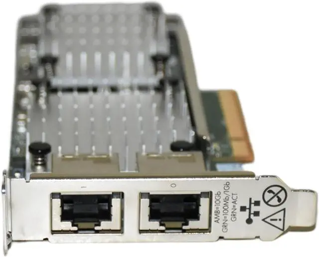 Alt view image 3 of 7 - HP 530T 10Gb 2-Port PCI Ethernet Adapter 656596-B21 Low-Profile PCIe Card