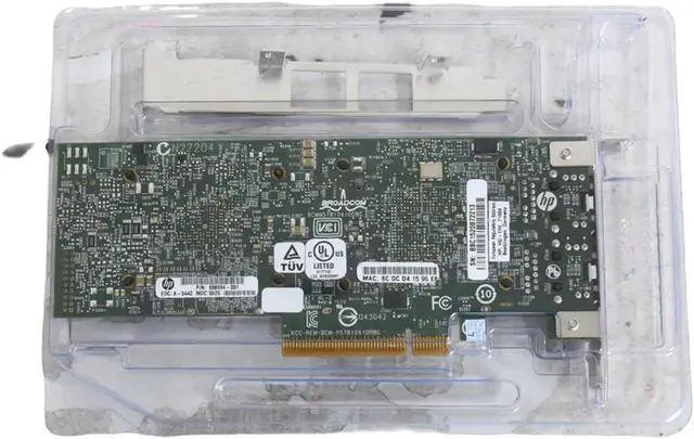 Alt view image 7 of 7 - HP 530T 10Gb 2-Port PCI Ethernet Adapter 656596-B21 Low-Profile PCIe Card