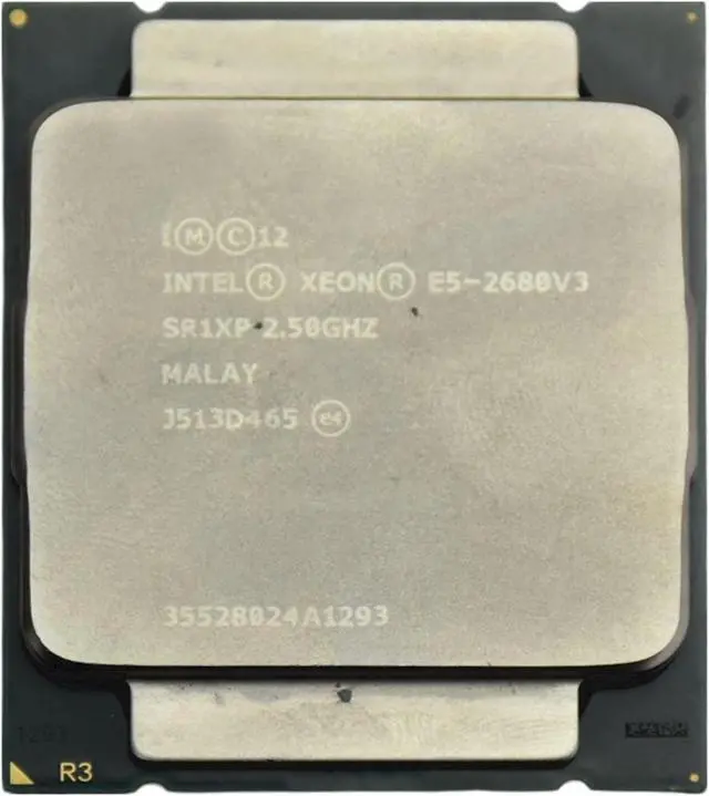 Alt view image 4 of 4 - Intel Xeon E5-2680 V3 CPU Processor 12 Core 2.50GHz 30MB L3 Cache 120W SR1XP