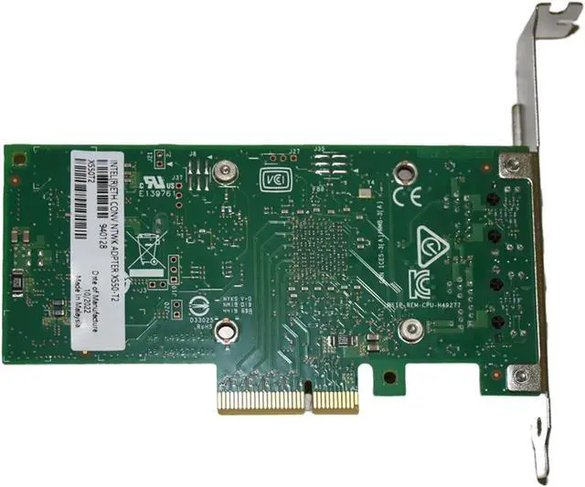 Alt view image 2 of 7 - Intel Ethernet Converged Network Adapter X550, Backward compatible 10GBASE-T network adapter | X550T2