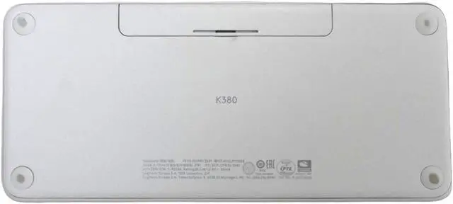 Alt view image 3 of 7 - Logitech K380 Wireless Multi-Device Bluetooth Keyboard, 79-Key QWERTY, Off White