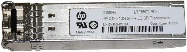 Alt view image 3 of 4 - HP JD092B X130 10GBASE-SR SFP+ Transceiver 10Gbps 300m MMF JD092-61201 Module