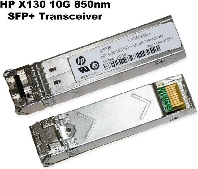 Alt view image 2 of 4 - HP JD092B X130 10GBASE-SR SFP+ Transceiver 10Gbps 300m MMF JD092-61201 Module
