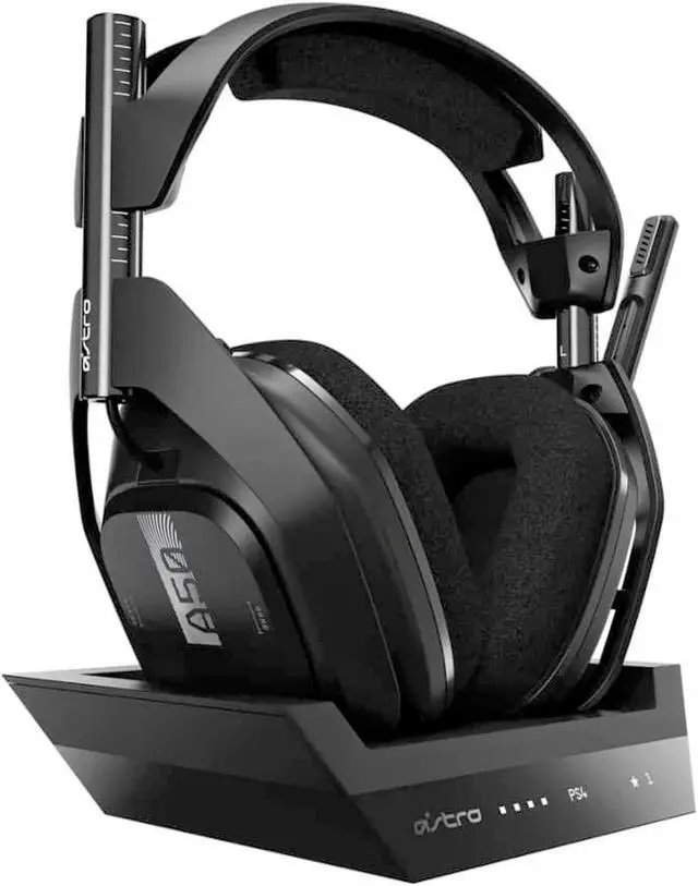 Alt view image 5 of 7 - ASTRO A50 Wireless Gaming Headset + Base Station - Dolby 7.1 Surround Sound, Black - PS4/PC/Mac