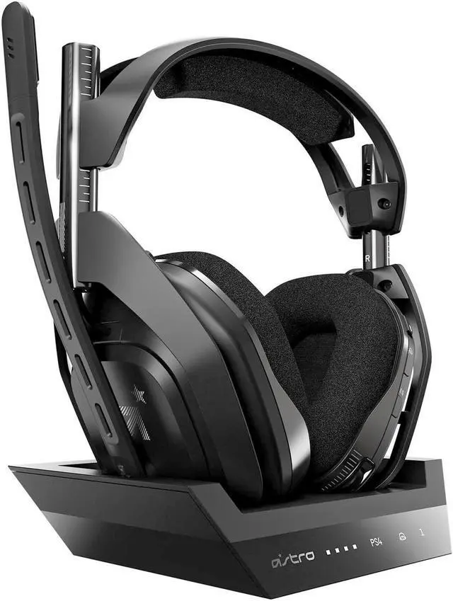 Alt view image 6 of 7 - ASTRO A50 Wireless Gaming Headset + Base Station - Dolby 7.1 Surround Sound, Black - PS4/PC/Mac