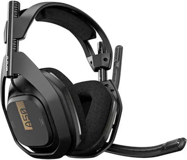 Alt view image 7 of 7 - ASTRO A50 Wireless Gaming Headset 4th Gen with Base Station for Xbox/PC - Black Gold
