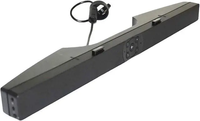 Alt view image 4 of 7 - DELL USB Powered Professional Sound Bar Speakers - Black 2.0 Configuration, AE515M