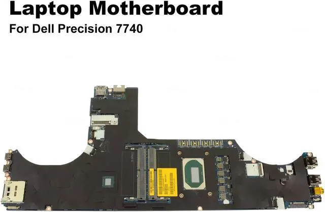 Alt view image 3 of 7 - Dell Precision 7740 Motherboard i9-9980H 2.4GHz DDR4 LA-H281P VG304