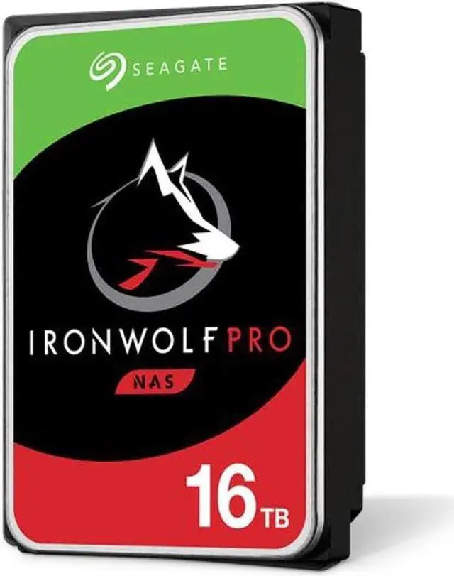 Alt view image 2 of 3 - Seagate Ironwolf pro 16tb nas internal hard drive hdd - cmr 3.5 inch sata 6gb/s 7200 rpm 256mb cache for raid network attached storage, data recovery rescue service (st16000ne000)