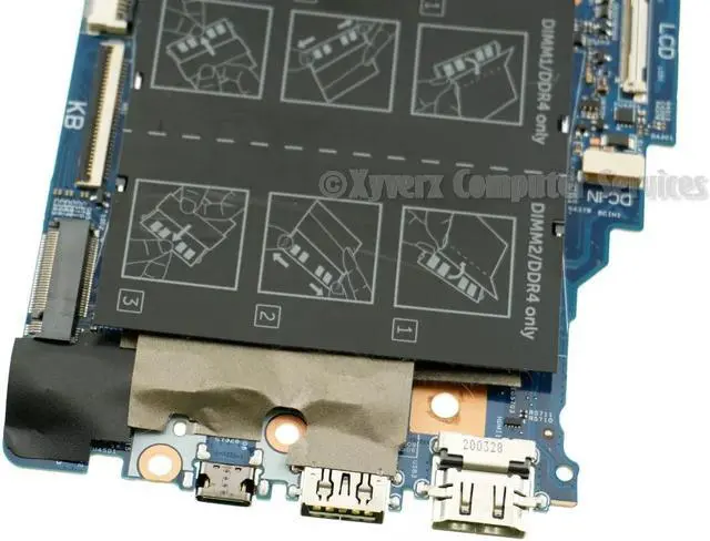 Alt view image 11 of 11 - DELL INSPIRON 7405 2-IN-1 SERIES AMD RYZEN 5 4500U LAPTOP MOTHERBOARD NNDRC