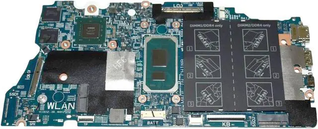 Alt view image 5 of 7 - Dell P47D9 Inspiron 7706 2-in-1 Hellcat 17 Tgl Mb 8l 19829-1 Laptop Motherboard With Intel Core i7-1165G7 - NVIDIA GeForce MX350 Graphics - Dual-channel DDR4 Compatible