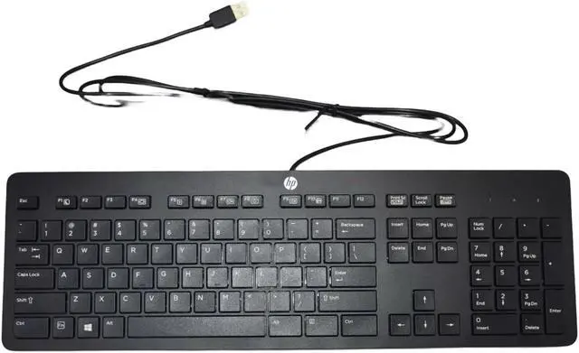 Alt view image 4 of 5 - HP USB  Keyboard Slim Business
